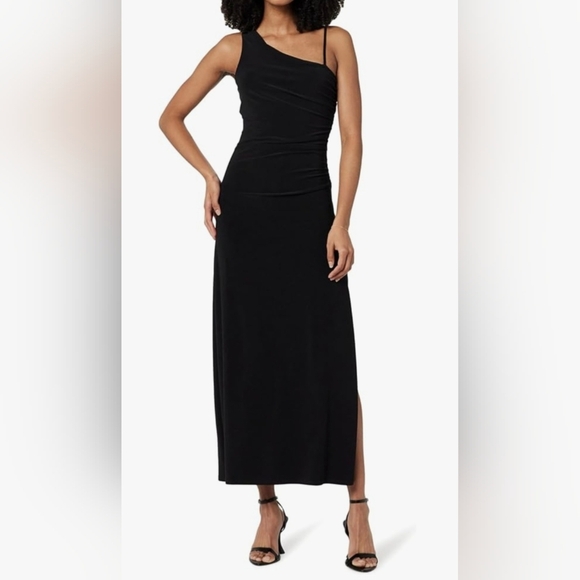The Drop Women's Lupita Draped One-Shoulder Maxi Dress #706 - Picture 1 of 11